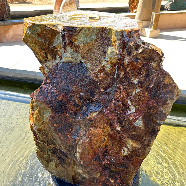 Baja Cresta Cut Boulder Fountain