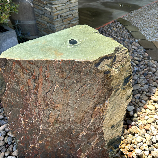 Barkwood Natural Boulder Fountain | Southwest Boulder & Stone